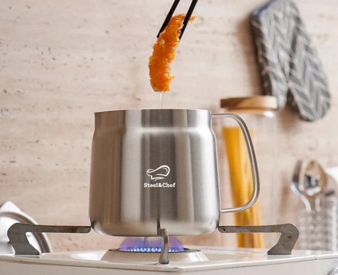 Rozsdamentes acél többfunkciós főzőedény