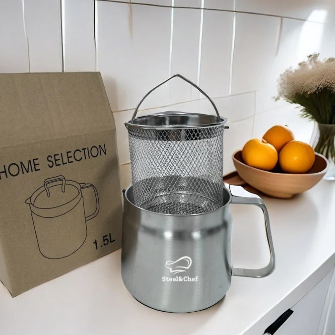 Rozsdamentes acél többfunkciós főzőedény